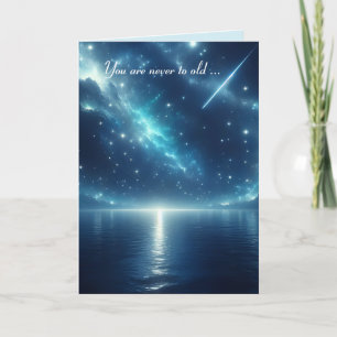 Wünschen Sie sich nach einem Geburtstag Karte