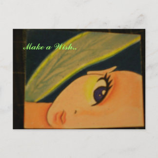 Wünschen Sie sich. Postkarte