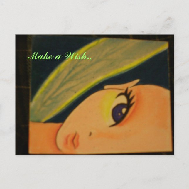 Wünschen Sie sich. Postkarte (Vorderseite)