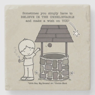 Wünschen Sie sich! Steinuntersetzer