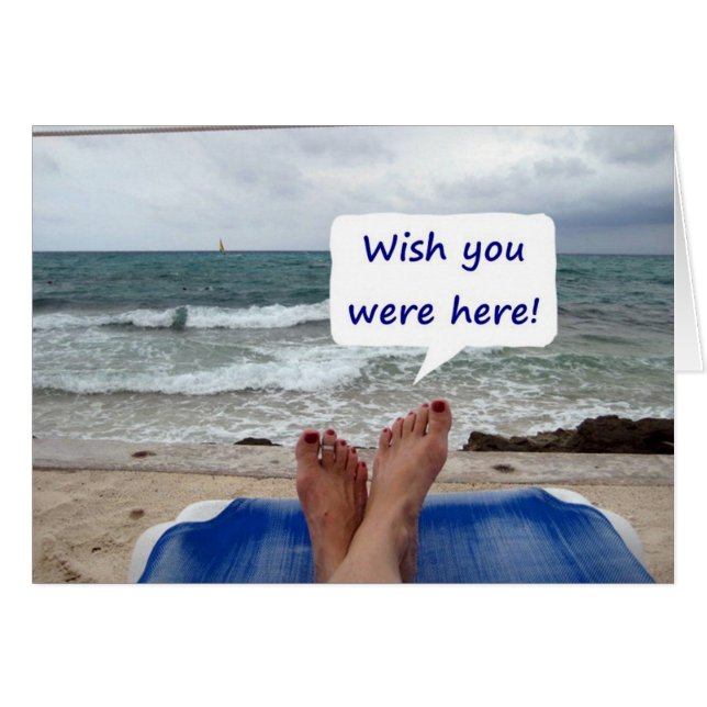 WÜNSCHEN SIE, WIR KÖNNTEN HIER FEIERN 50. (Vorderseite (Horizontal))