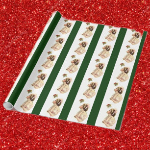 Wünschen unter dem Mistelzweig Geschenkpapier