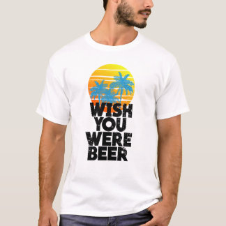 Wünschenswert sind Sonnenuntergang am Strand und P T-Shirt