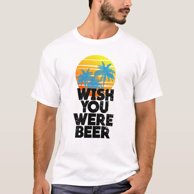Wünschenswert sind Sonnenuntergang am Strand und P T-Shirt (Vorderseite)