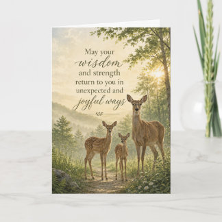 Wunschkarte zum Geburtstag 'Möge Weisheit und Stär Karte