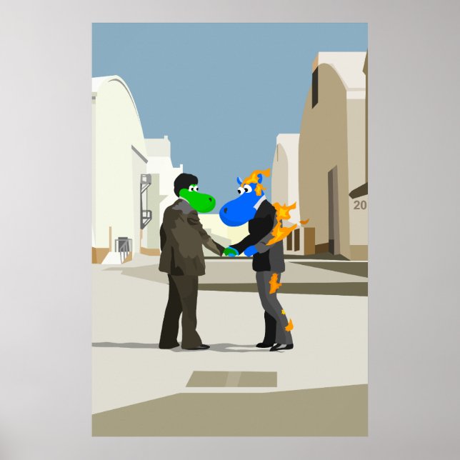 Wünschst du wärst Hippo Poster (Vorne)