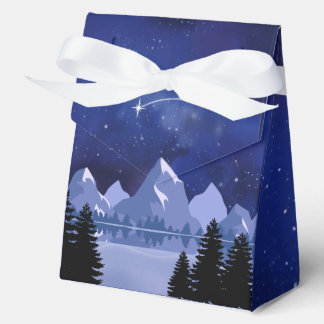 Wunschstern-Nacht Himmel Geschenkschachtel