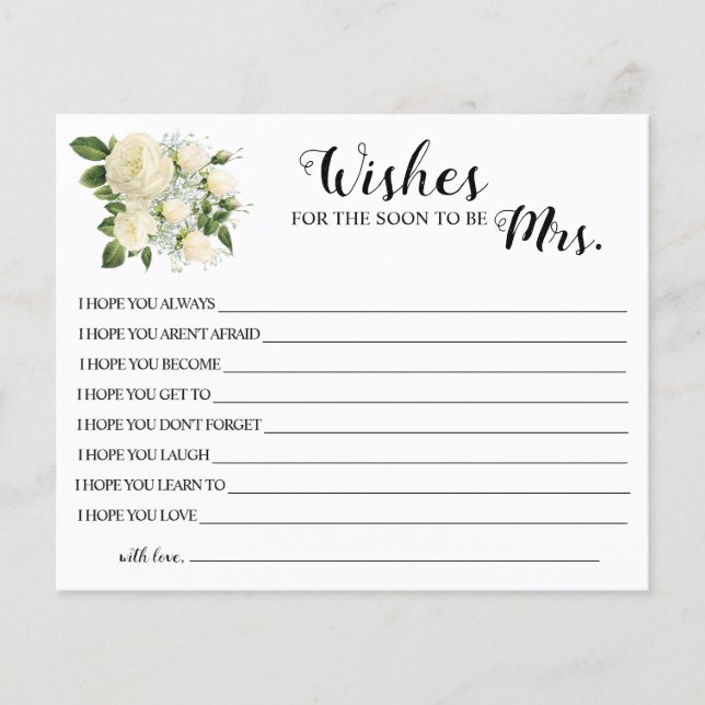 wünscht, dass der Bald Frau Brautparty Card wird Flyer (Vorne)