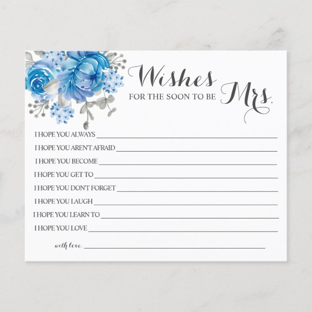 wünscht, dass der Bald Frau Brautparty-Karte wird Flyer (Vorne)