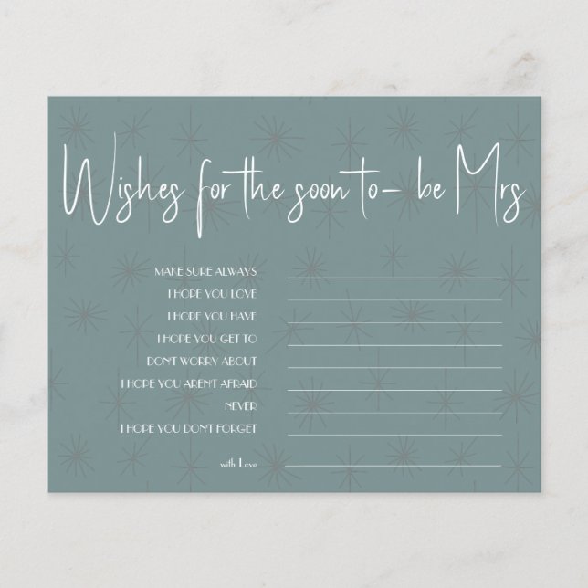 wünscht die demnächst anstehende Frau Brautparty C Flyer (Vorne)