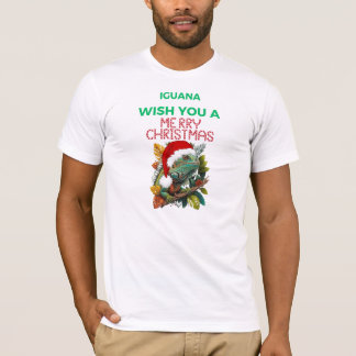 WÜNSCHT IHNEN EINE IGUANA MERRY CHRISTMAS T-Shirt