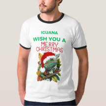 WÜNSCHT IHNEN EINE IGUANA MERRY CHRISTMAS