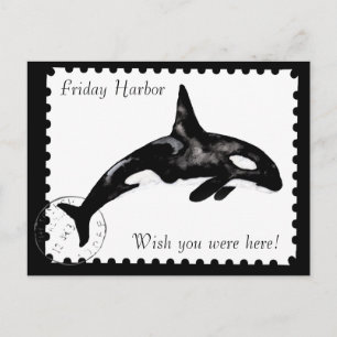 Wünscht, ihr wäret hier! postkarte