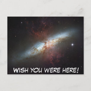 Wünscht, ihr wäret hier! postkarte