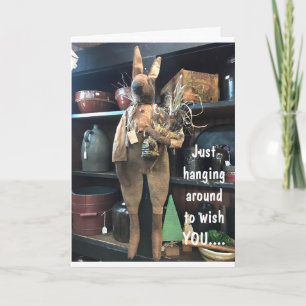 *WÜNSCHT SICH FÜR EINEN SEHR GLÜCKLICHEN URLAUB* FEIERTAGSKARTE