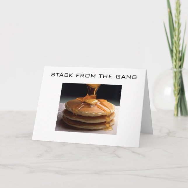 WÜNSCHT SICH NICHT AUS DEM GANG KARTE (Vorderseite)