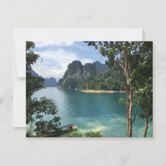 Wünscht, wir wären hier! Shot aus Thailand. Postkarte
