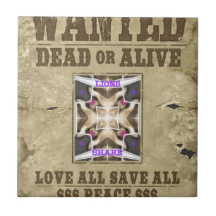 Wünschte mir Frieden, Liebe und Inspiration: Verbr Fliese