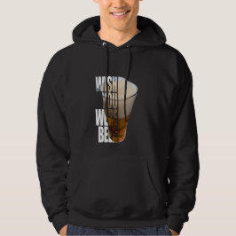 "Wünschtest du wärst Bier" Lustiges Bier Wortspiel Hoodie