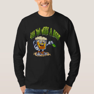 Wünschtest du wärst ein Bier trinkender Bier Tag T-Shirt