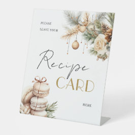 Wunschtisch für Weihnachten-Brautparty Sockelschild