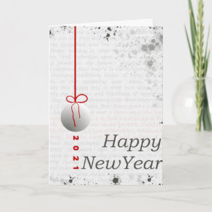 Wunschurlaub dekorativer Weihnachtsbaum Feiertagskarte