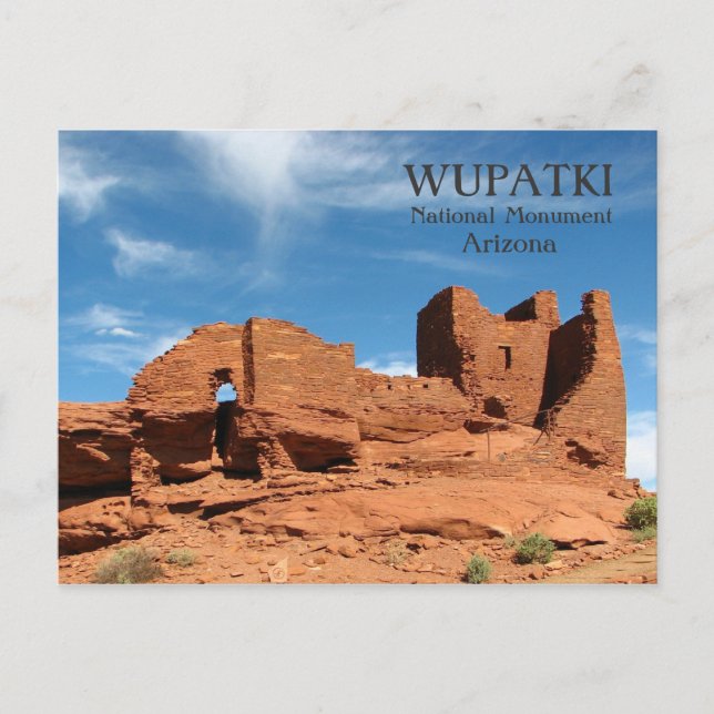 Wupatki Postcard! Postkarte (Vorderseite)