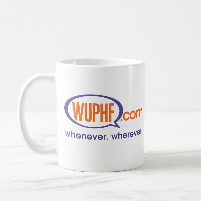 WUPHF.com-Kaffee-Tasse Tasse (Links)
