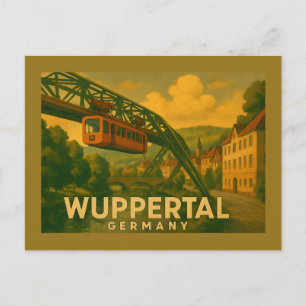Wuppertal Deutschland Stadt Kunst Postkarte