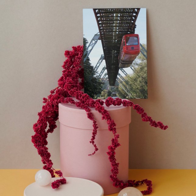 Wuppertal Floating Train / Wuppertaler Schwebebahn Postkarte (Von Creator hochgeladen)