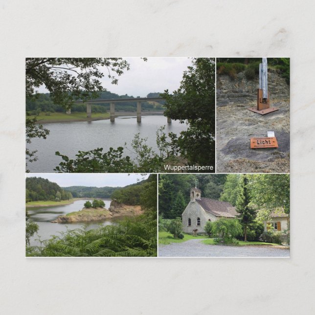 Wuppertalsperre Postkarte (Vorderseite)