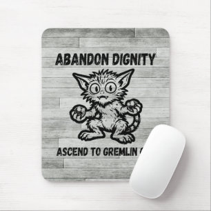 Würde aufgeben und zum Gremlin-Katze aufsteigen Lu Mousepad
