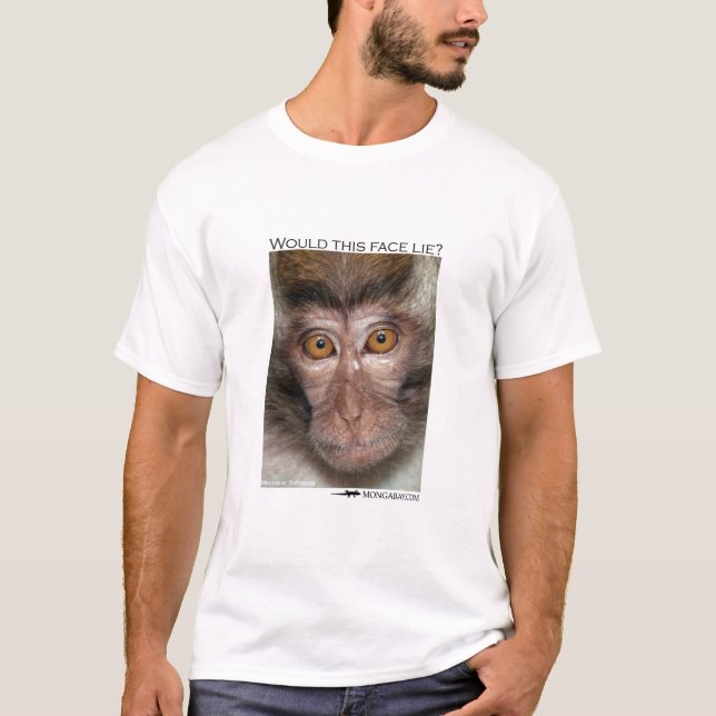 Würde dieses Gesicht liegen? Macaqueaffe T-Shirt (Vorderseite)
