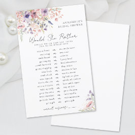 Würde eher Wildblume Brautparty