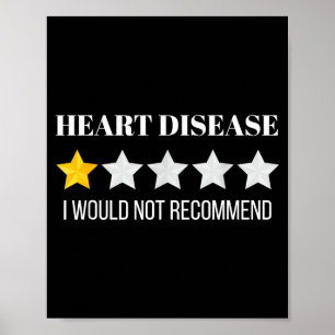 Würde Herzkrankheit Gesundheitsbewusstsein nicht e Poster