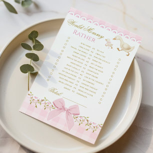 Würde Mami eher Silly Goose Pink Gingham Spiel