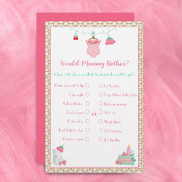 Würde Mommy eher Strawberry Baby Outfit Game