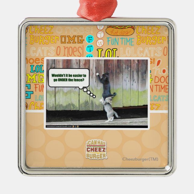 Würde nicht es einfacher sein silbernes ornament (Vorne)