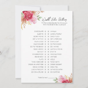 Würde sie eher ein Brautparty spielen Feiertagskarte