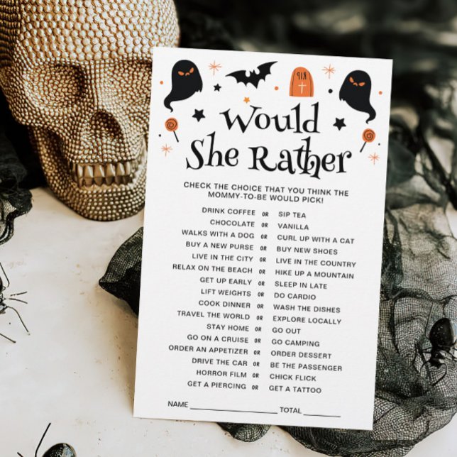 Würde sie eher Halloween Baby Shower Game (Von Creator hochgeladen)