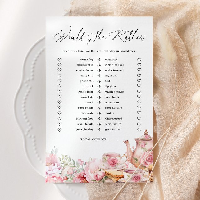 Würde sie eher rosa Party-Spiel mit Blumenkohl spi (Von Creator hochgeladen)