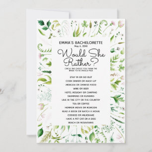 Würde sie lieber ein Baby-Duschspiel überbrücken? Einladung