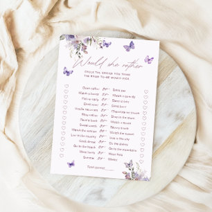 Würde sie lieber eine Schmetterling-Brautparty-Spi Einladung