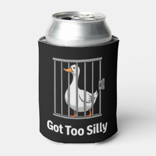 Wurde zu albern Lustige Gans Wortwitz Humor Tierli Dosenkühler