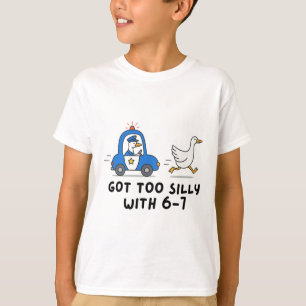 Wurde zu albern mit 6 7 Gänse-Lehrer Gen Z Slang S T-Shirt