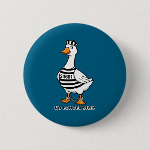 Wurde zu lustige lustige Gans Gefängnis Cartoon Ge Button