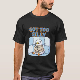 Wurde zu lustige witzige Gans Ente Zwangsjacke T-Shirt