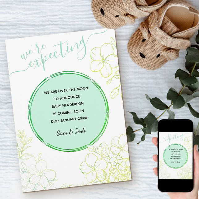 Wurden Gezeichnet Blume mit einer grünen Linie erw Ankündigung (Von Creator hochgeladen)