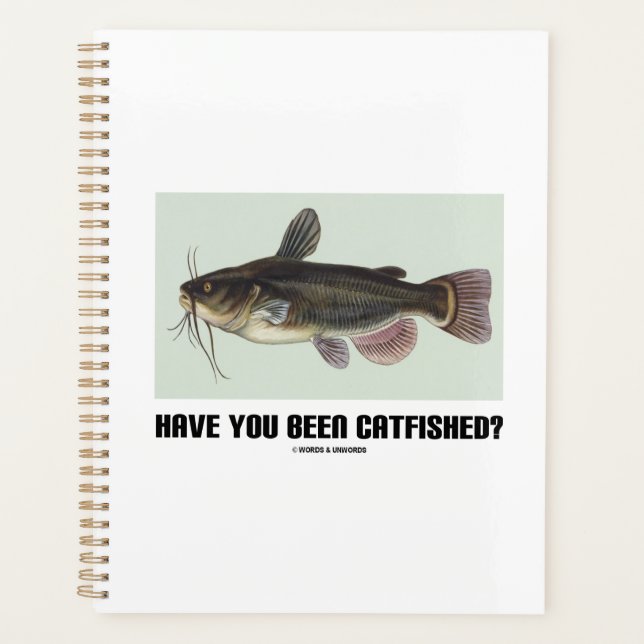 Wurden Sie gefangen? Catfish Query Spaß Planer (Vorderseite)