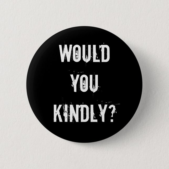 Wurden Sie nett? Button (Vorderseite)